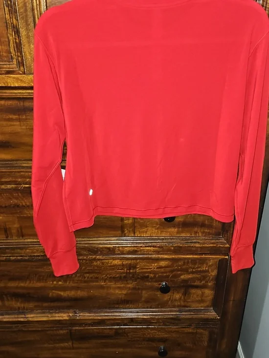 Lululemon Jersey Training Long Sleeve! Sz 4,Wordmark! NWTS! OXFD! Dont Miss Out! - Picture 8 of 10